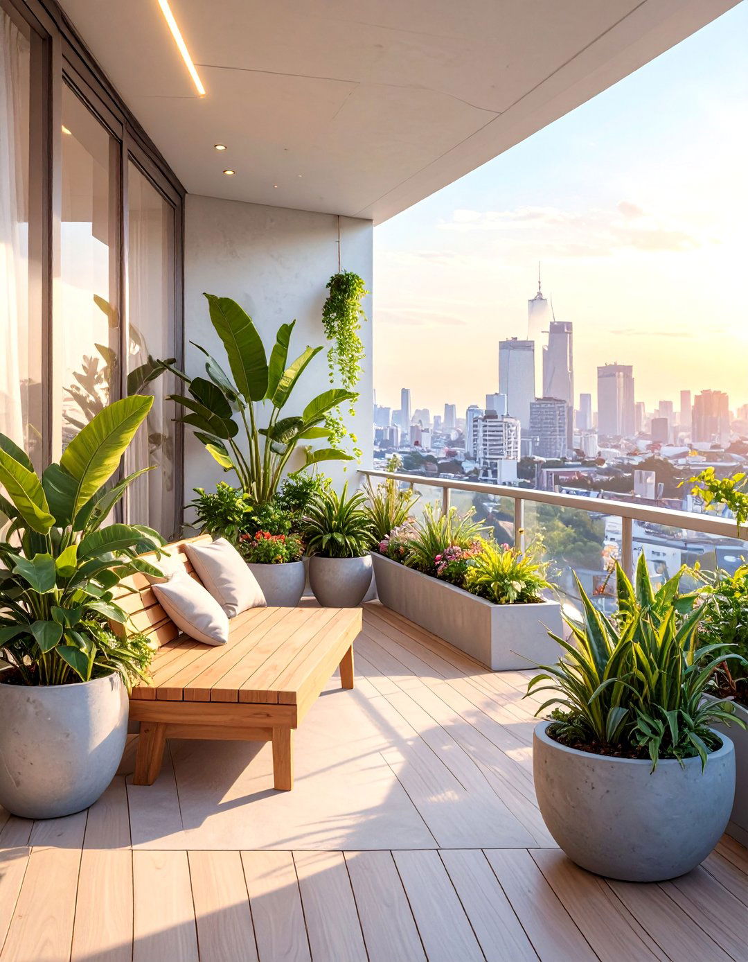 The Modern Minimalist Balcony Garden - 30 balcony garden ideas