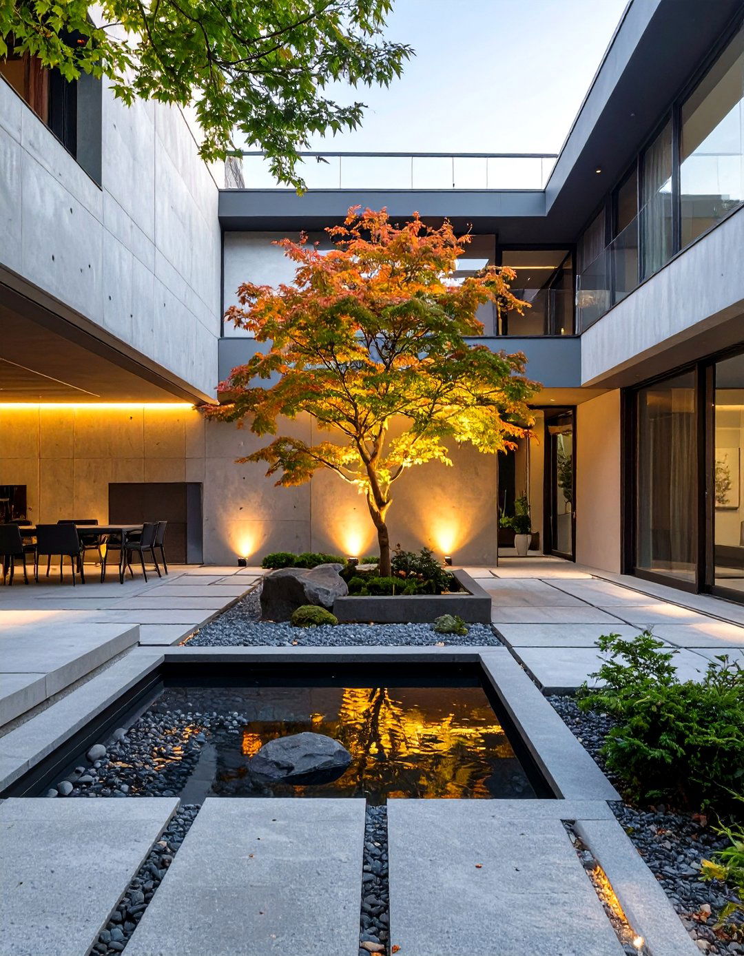 The Modern Minimalist Courtyard - 30 buckhead landscape and design ideas