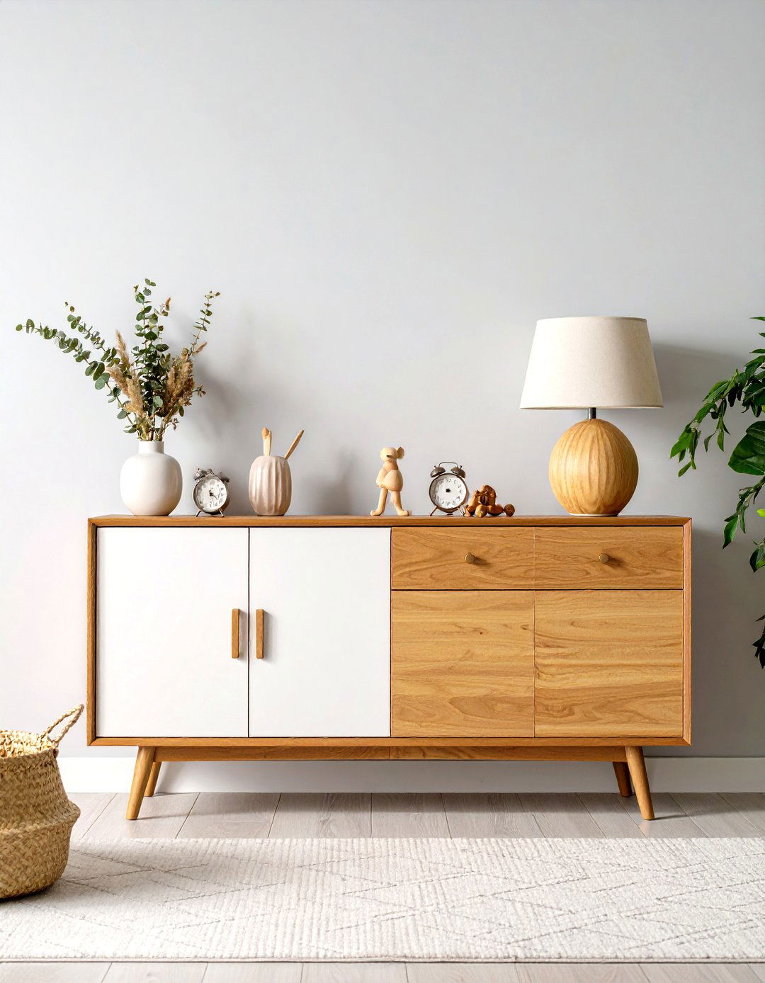 The Modern Minimalist Credenza - 30 living room toy storage ideas