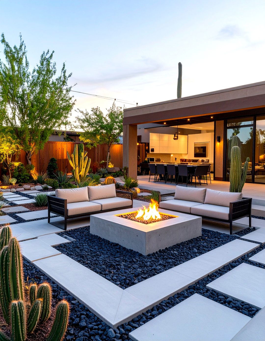 The Modern Minimalist Desert Backyard - 30 desert backyard ideas