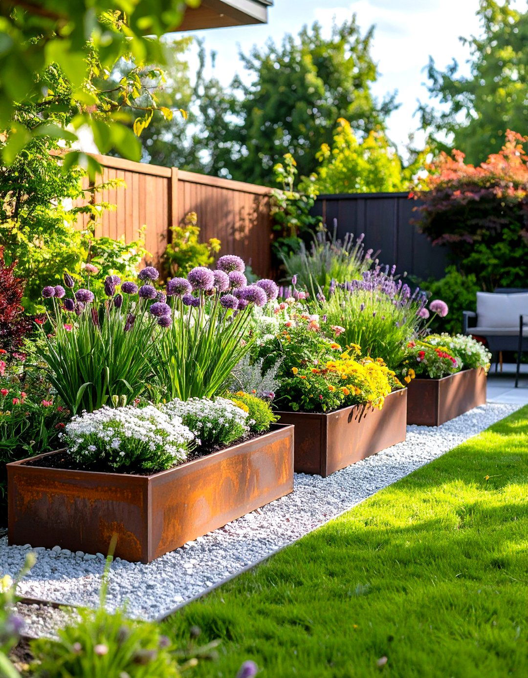 The Modern Minimalist Flower Bed - 30 flower garden layout ideas