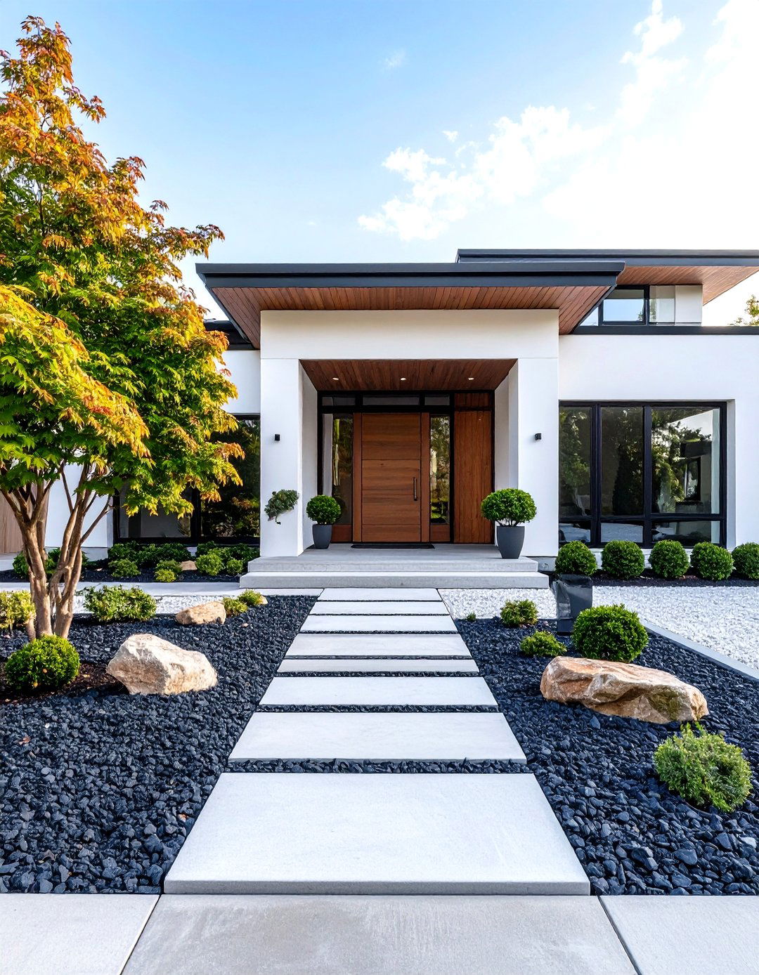The Modern Minimalist Front Landscape - 30 front landscape ideas