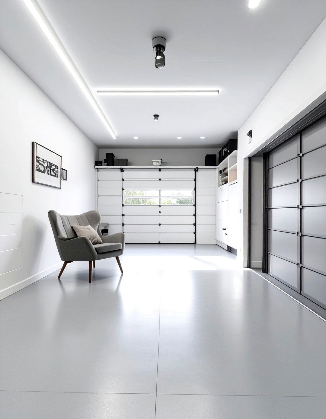 The Modern Minimalist Garage - 30 man cave ideas garage