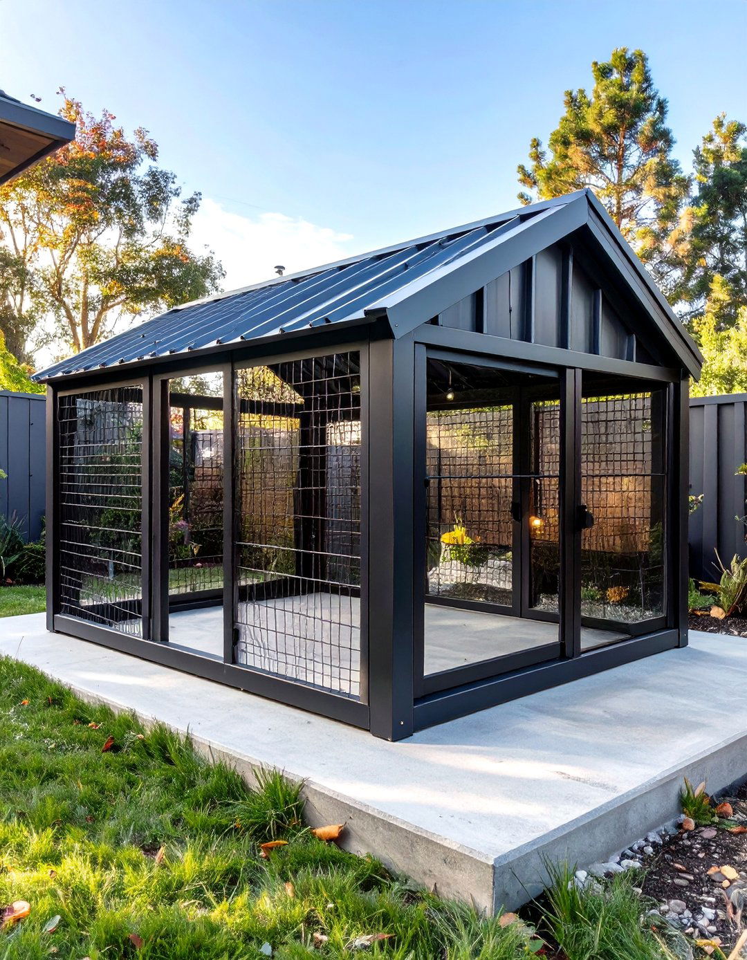 The Modern Minimalist Kennel - 30 homemade outdoor dog kennel ideas
