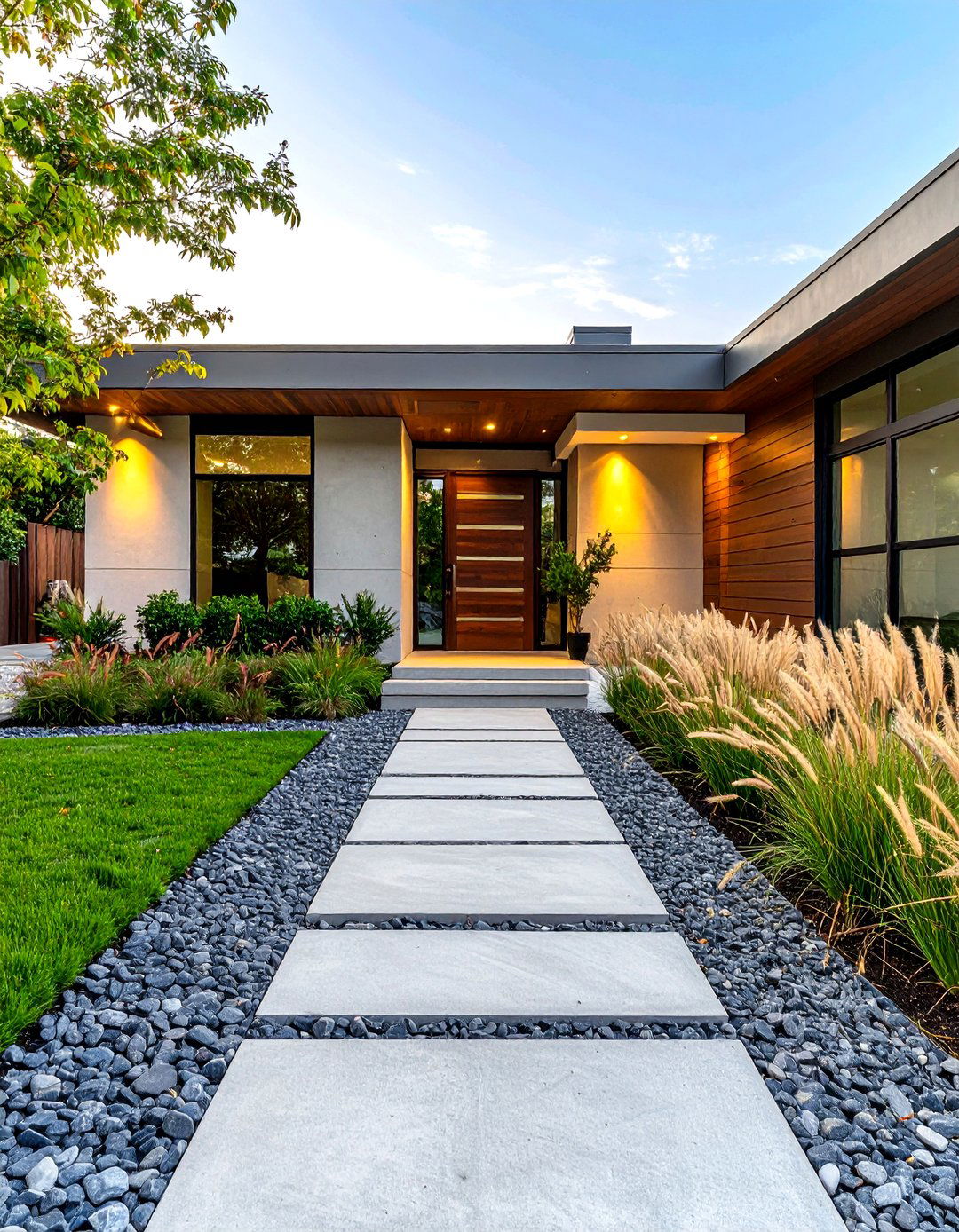 The Modern Minimalist Landscape - 30 front of house landscaping ideas