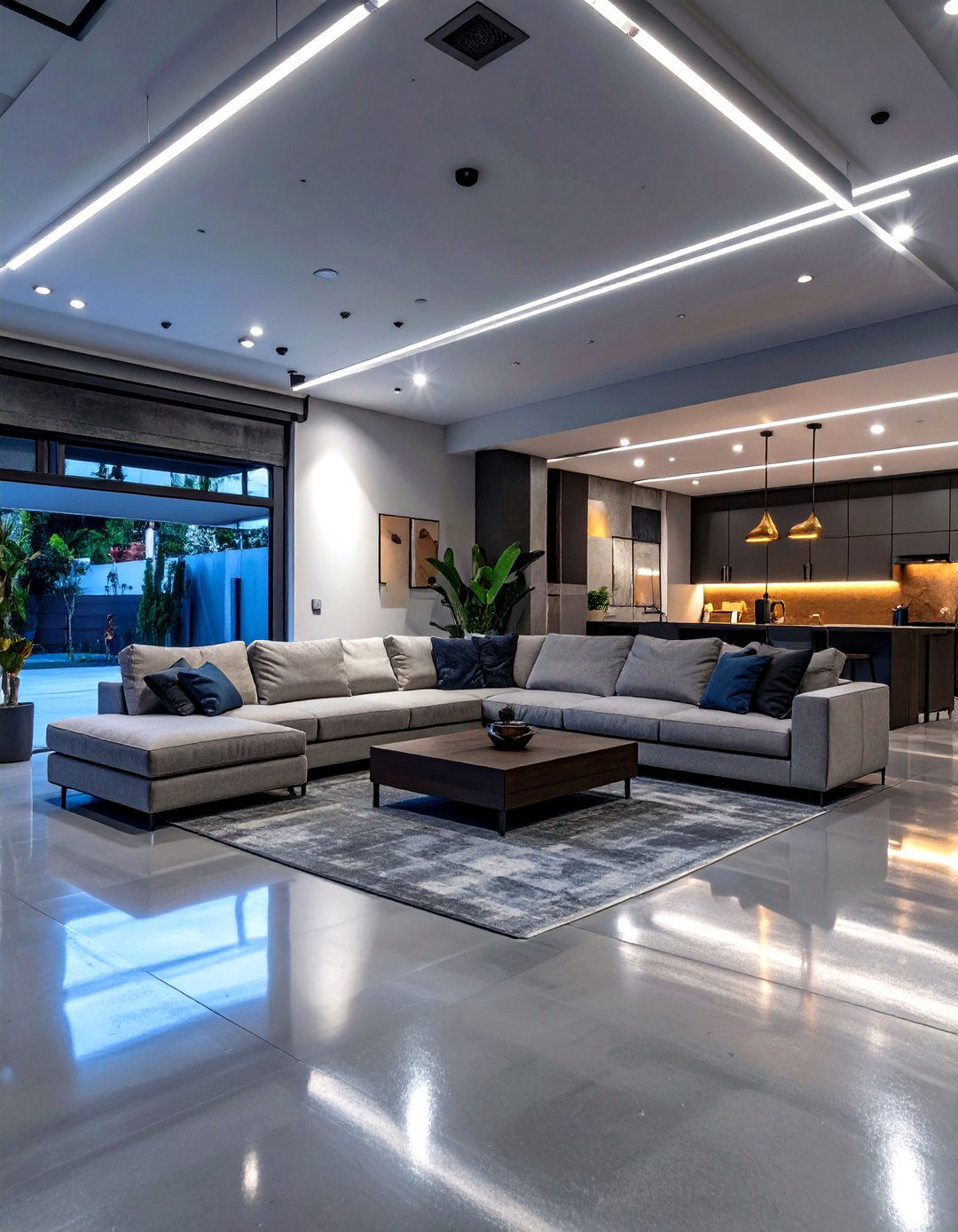 The Modern Minimalist Lounge - 30 garage hangout ideas