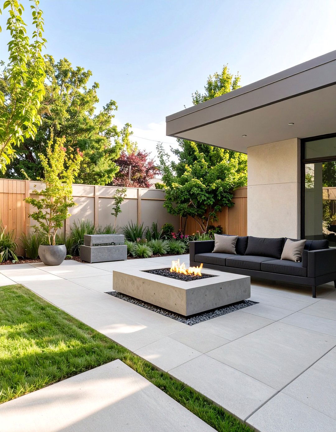 The Modern Minimalist Patio - 30 back patio designs