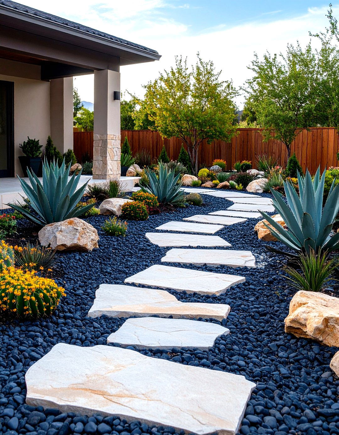 The Modern Minimalist Rockscape - 30 landscaping ideas with rocks