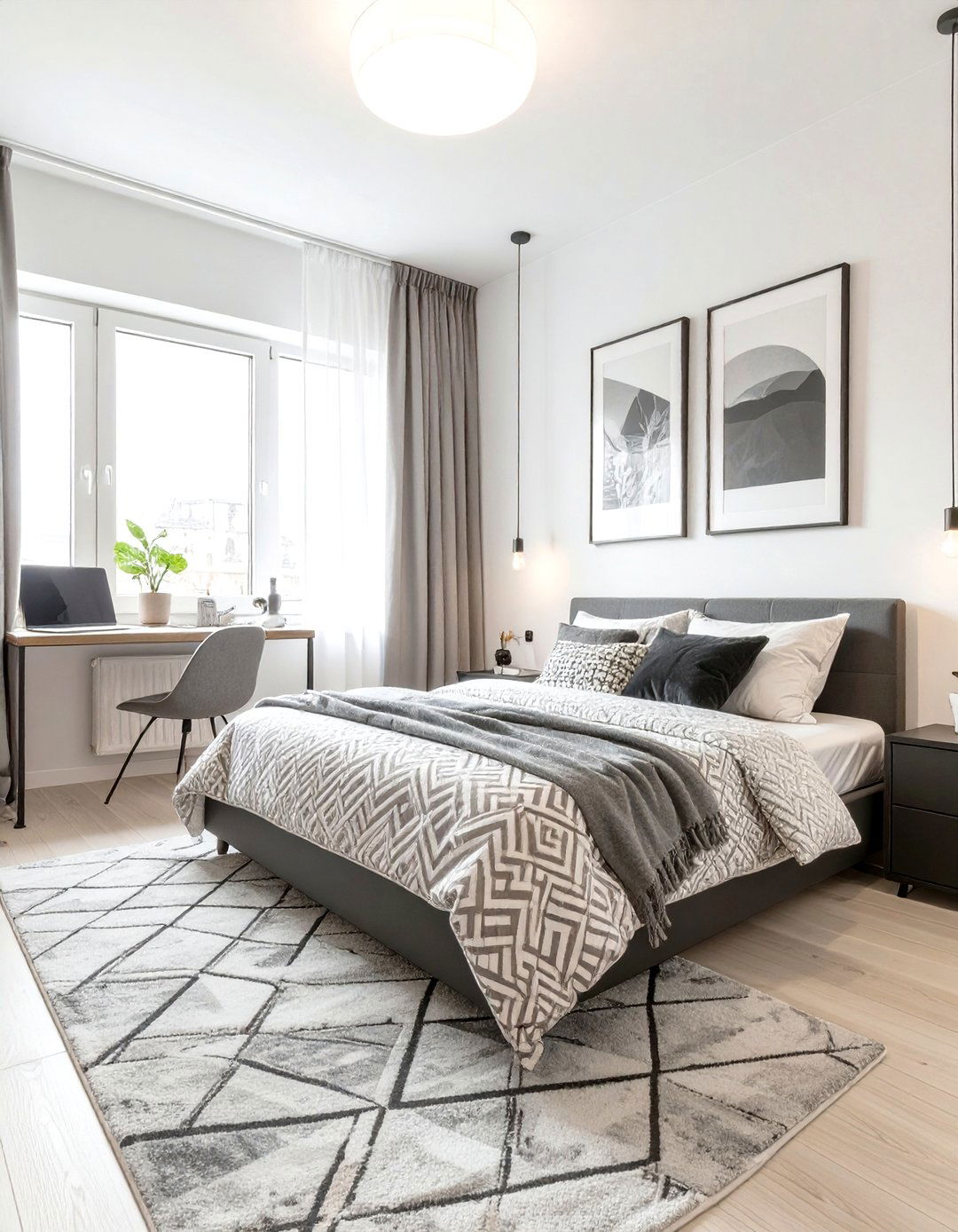 The Modern Monochromatic Bedroom - 30 modern teenage girl bedroom ideas