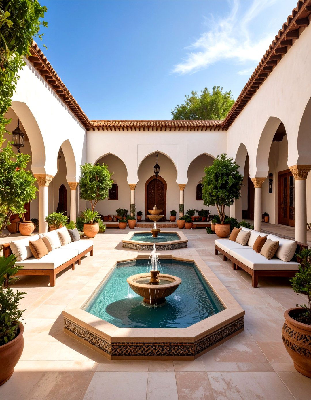 The Modern Moroccan Courtyard - 30 desert backyard ideas