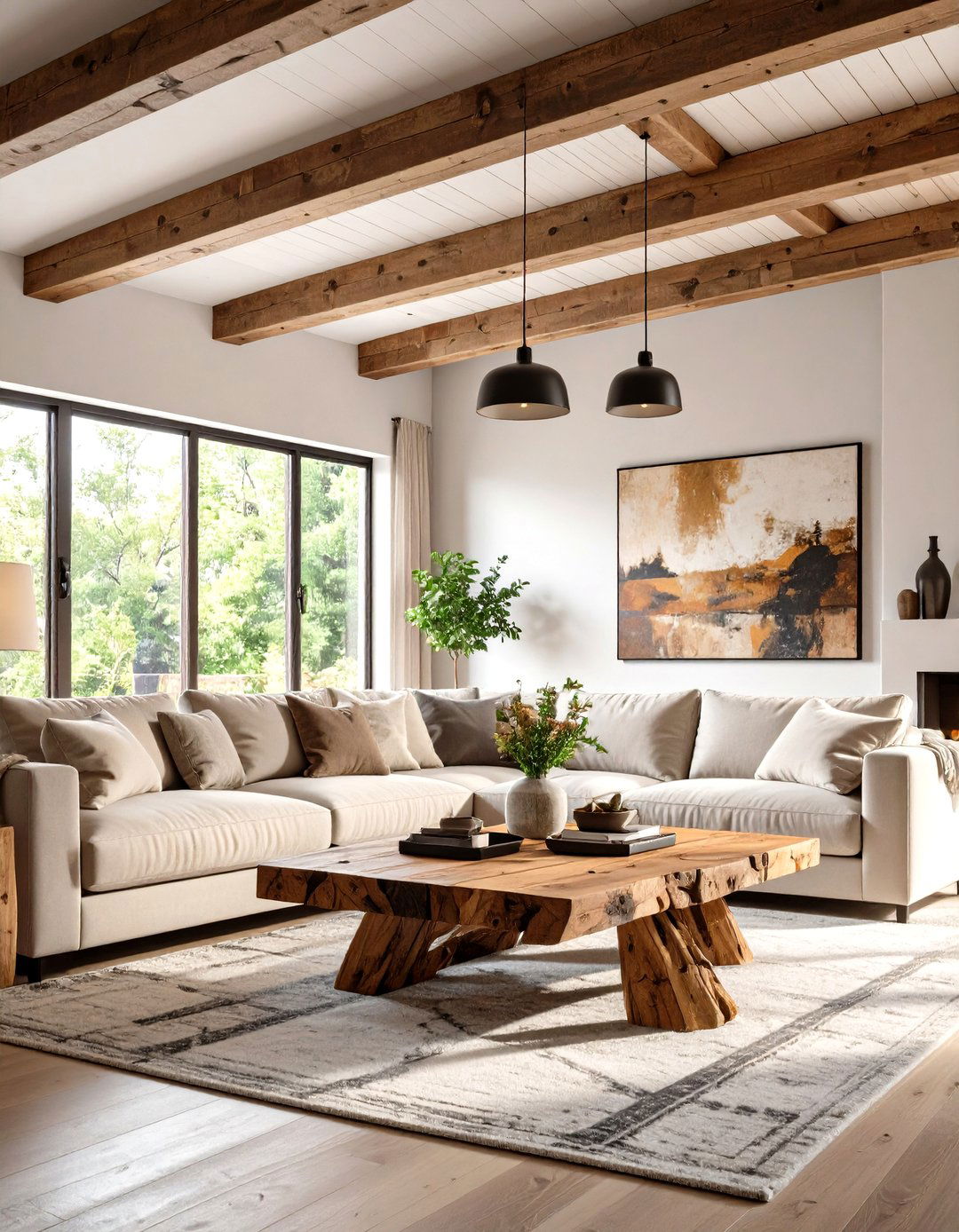The Modern Rustic Living Room - 30 earthy living room ideas