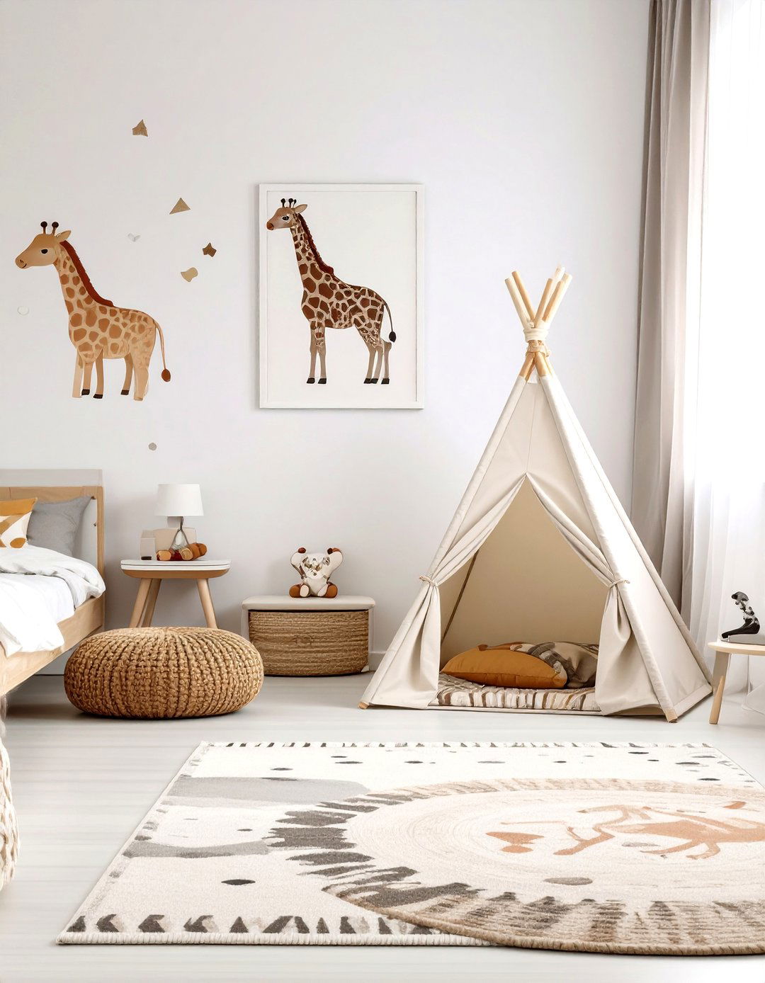 The Modern Safari Adventure Room - 30 kids room decor ideas