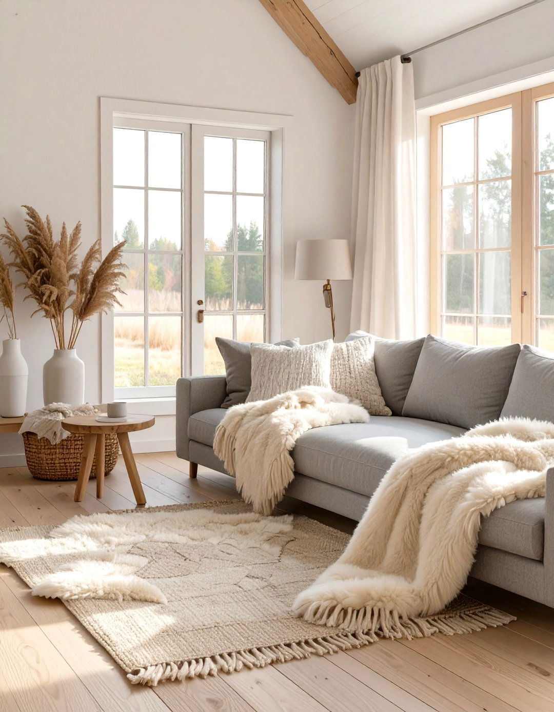 The Modern Scandinavian Farmhouse Blend - 30 modern farmhouse farmhouse living room ideas