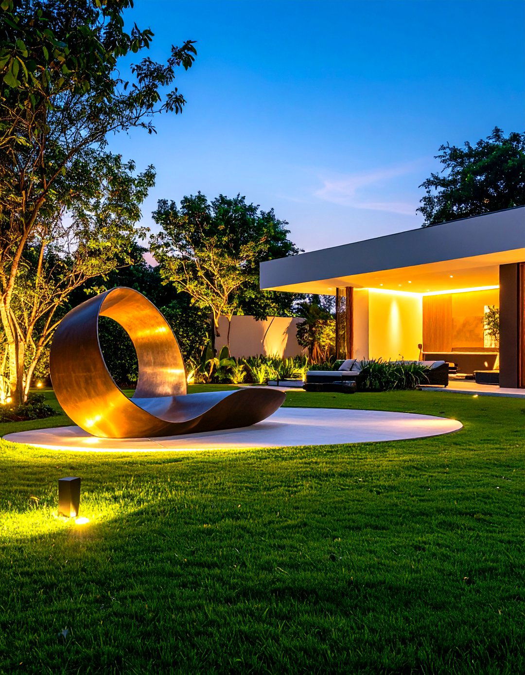 The Modern Sculpture Park - 30 landscaping backyard ideas