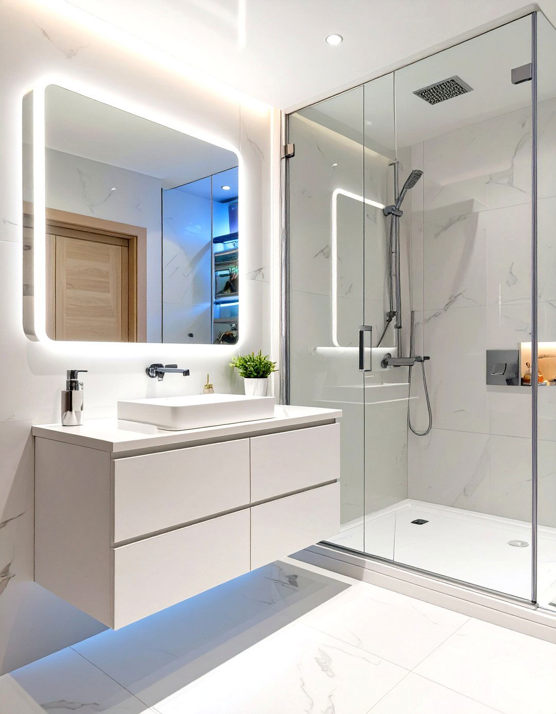 The Modern Tech Focused Bathroom - 30 masculine bathroom ideas
