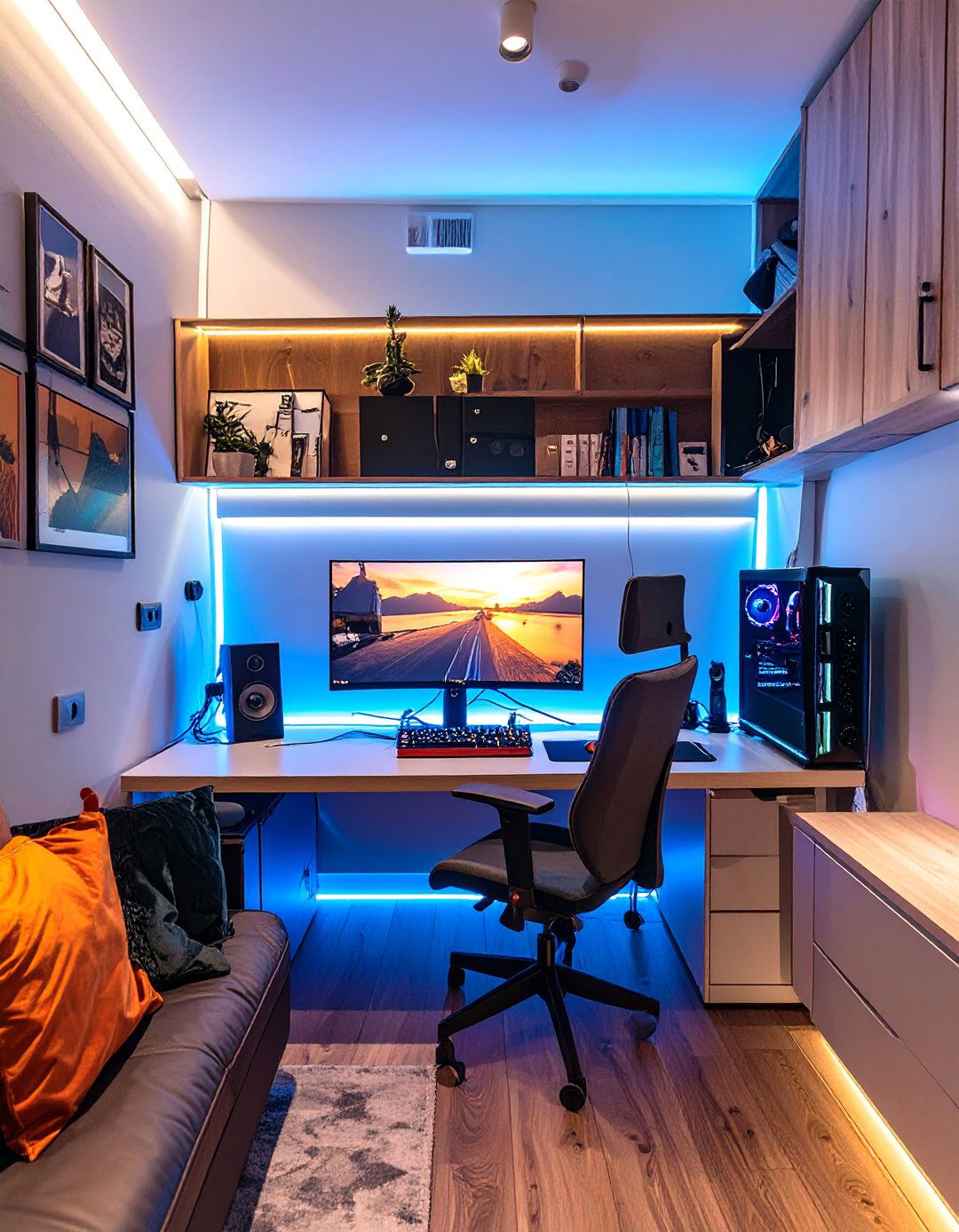 The Modern Tech Hub - 30 guys dorm room ideas