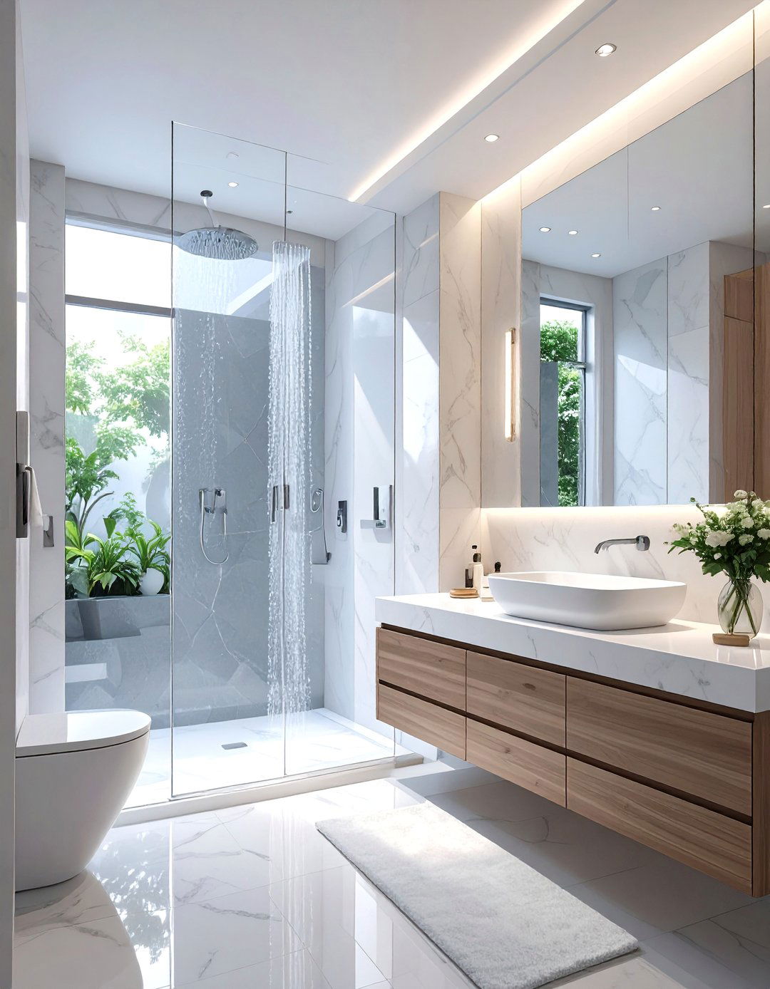 The Modern Tech Infused Spa Bathroom - 30 ai spa bathroom design ideas