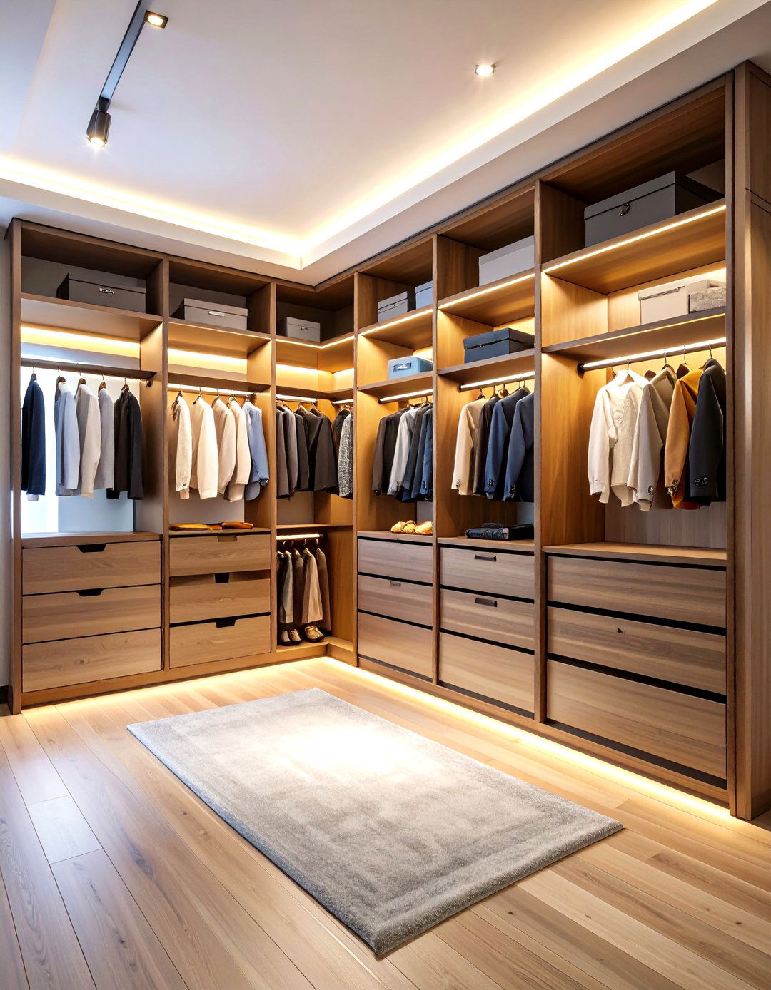 The Modern Tech Integrated Closet - 30 design closet ideas