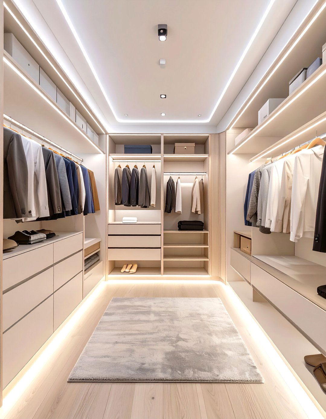 The Modern Tech Integrated Closet - 30 master bedroom closet ideas