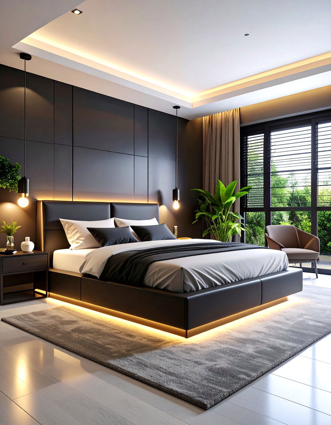 The Modern Tech Savvy Bedroom - 30 30 year old male bedroom ideas