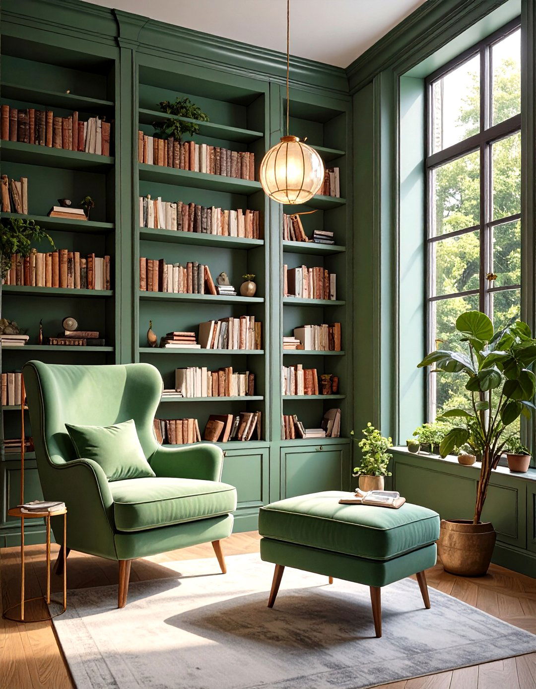 The Modern Traditional Library with Built Ins - 30 modern traditional interior design ideas
