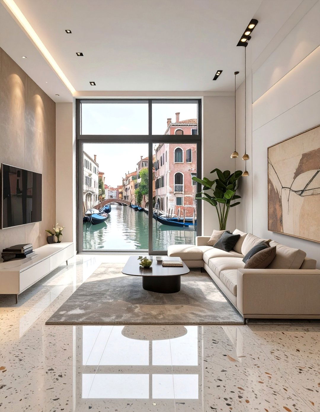 The Modern Venetian Canal Side Apartment - 30 italian interior design ideas