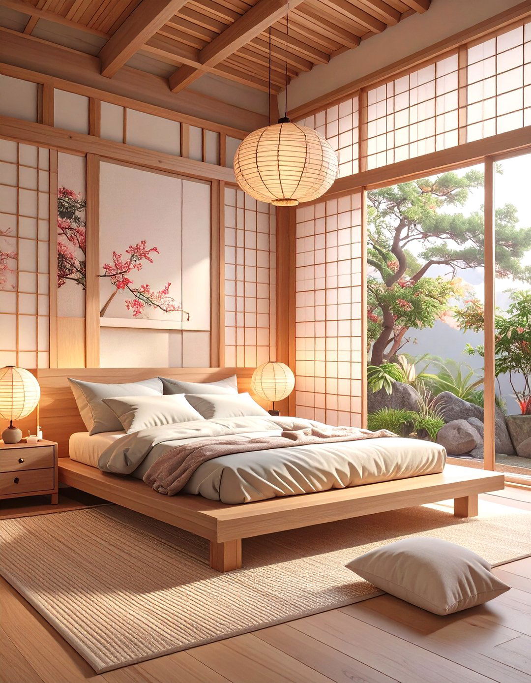 The Modern Zen Sanctuary Bedroom - 30 luxury bedroom interior design ideas