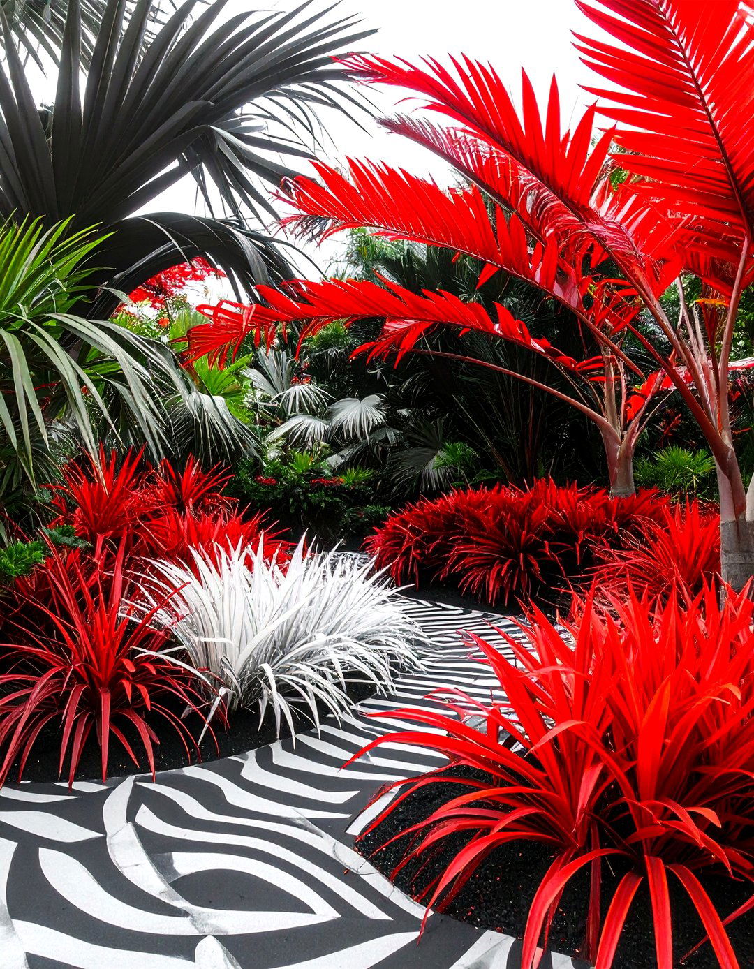 The Modernist Sculpture Park - 30 lego ideas botanical garden