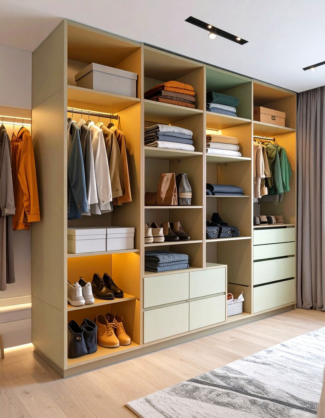 The Modular Cube Storage Grid - 30 closet ideas for small spaces