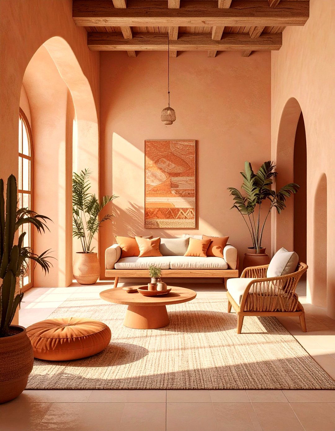 The Monochromatic Adobe Style Interior - 30 modern mexican interior design ideas