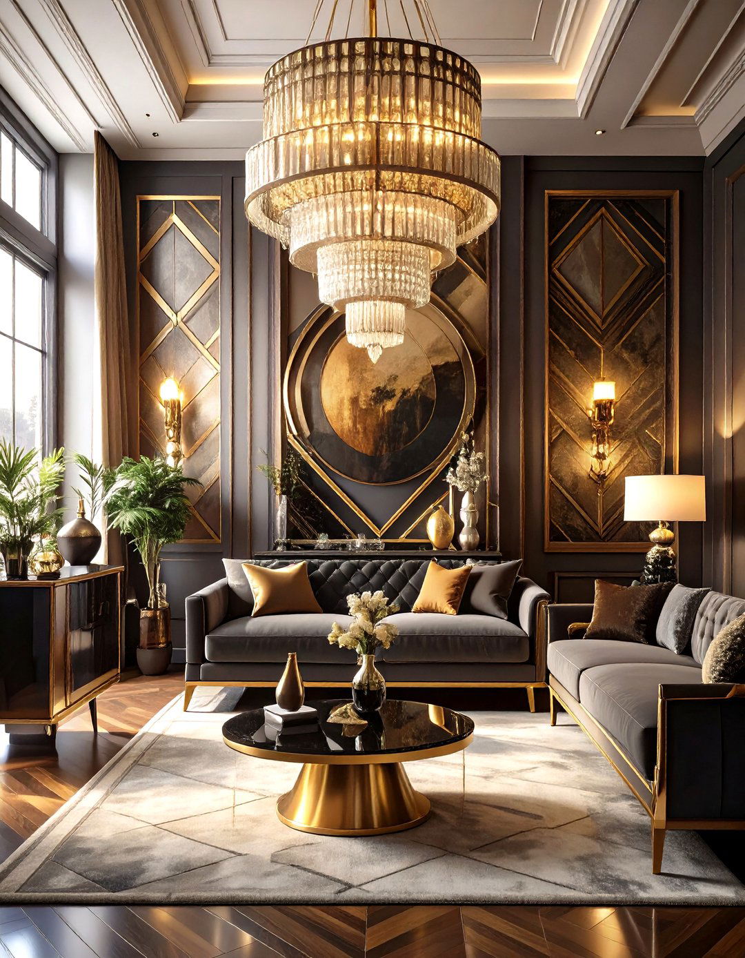 30 Grand High Ceiling Living Room Ideas and Decor Tips - We Love Home Blog