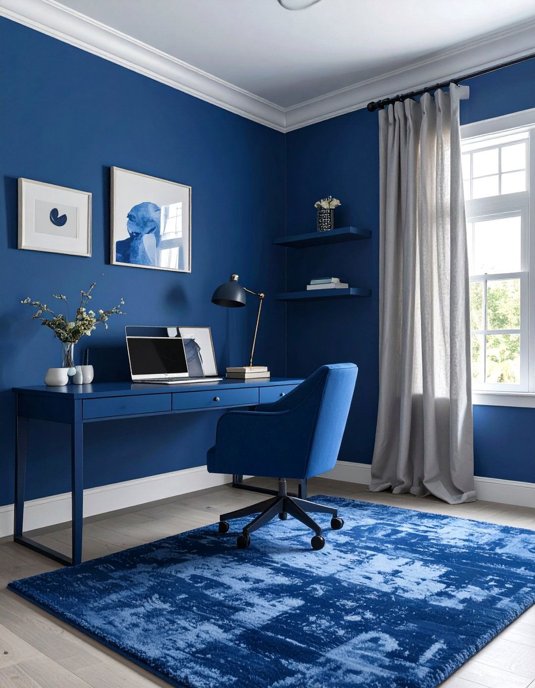 The Monochromatic Home Office - 30 best decor ideas for home office
