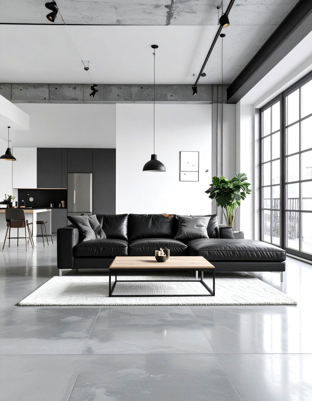 The Monochromatic Industrial Interior - 30 industrial home design ideas