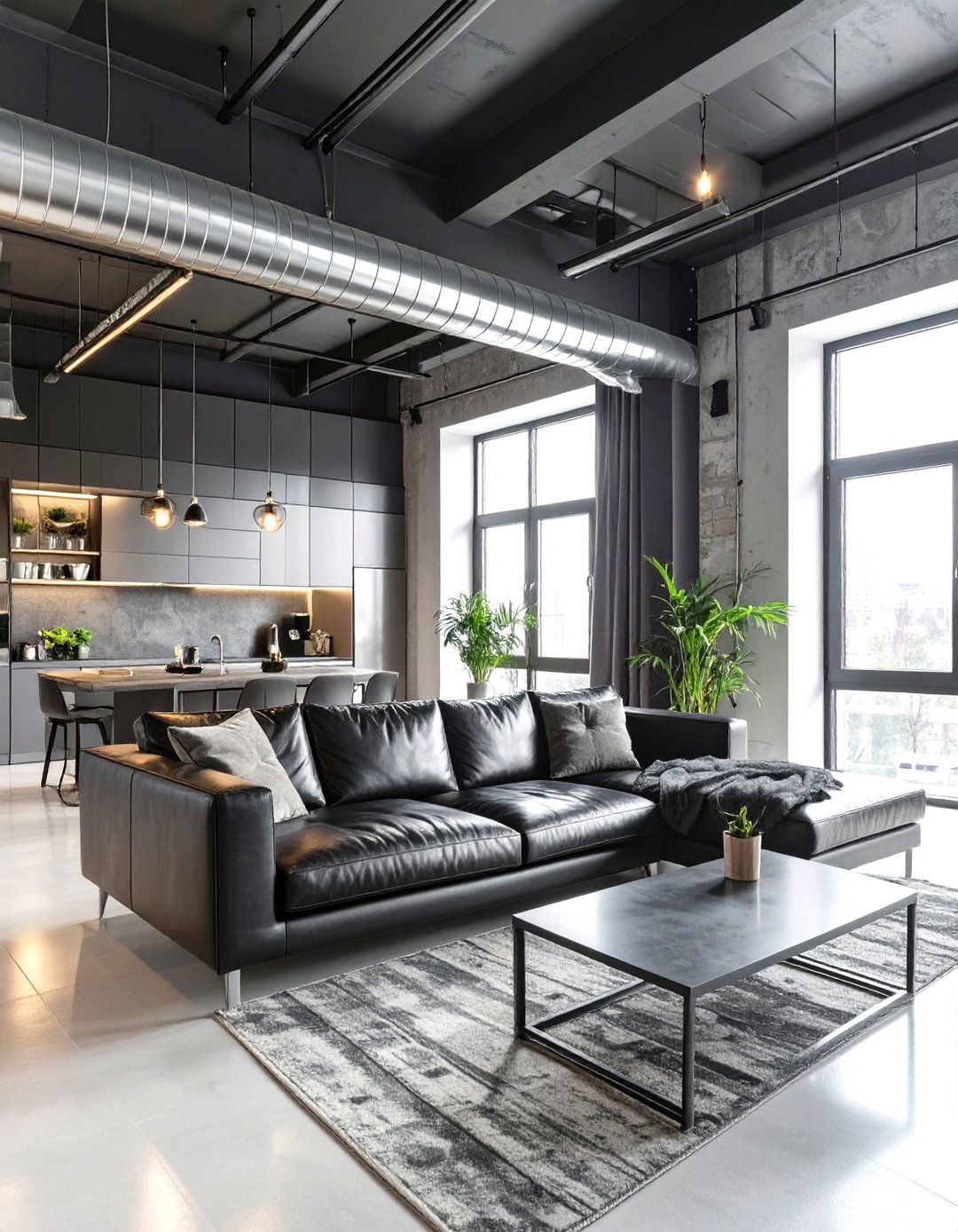 View of 30 Industrial Style Interior Design Ideas for Modern Homes - We Love ...