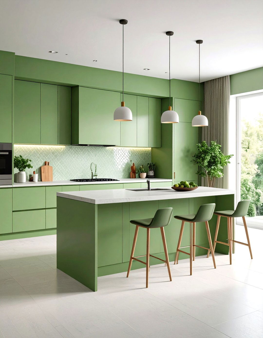 The Monochromatic Kitchen - 30 kitchen decor ideas 2025
