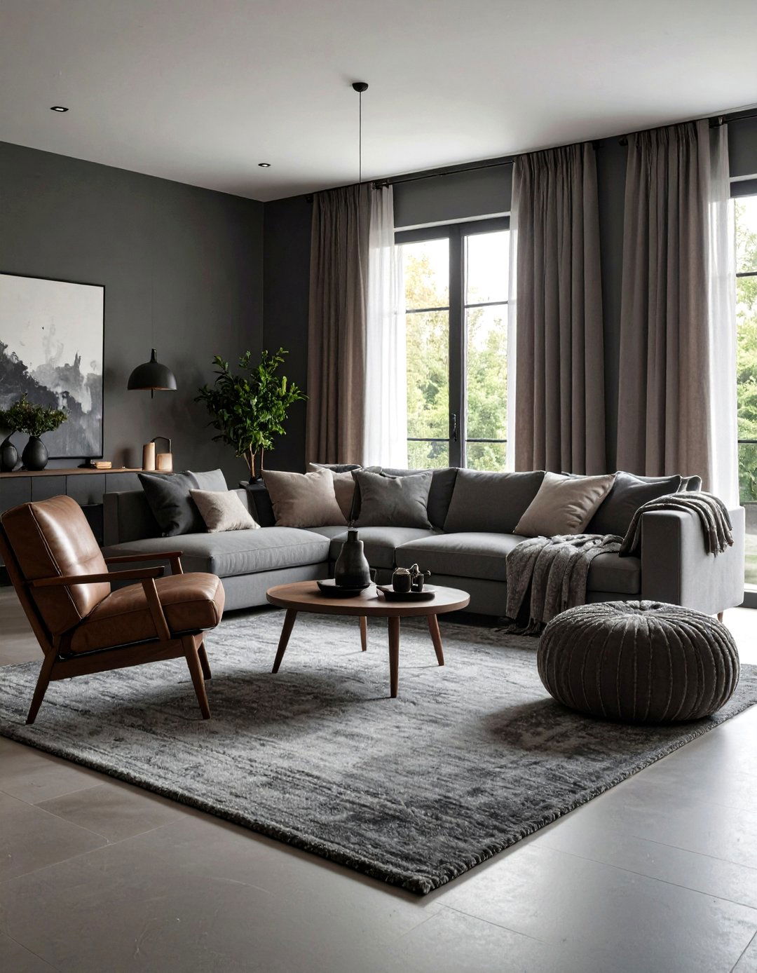 The Monochromatic Living Room - 30 design my living room ideas