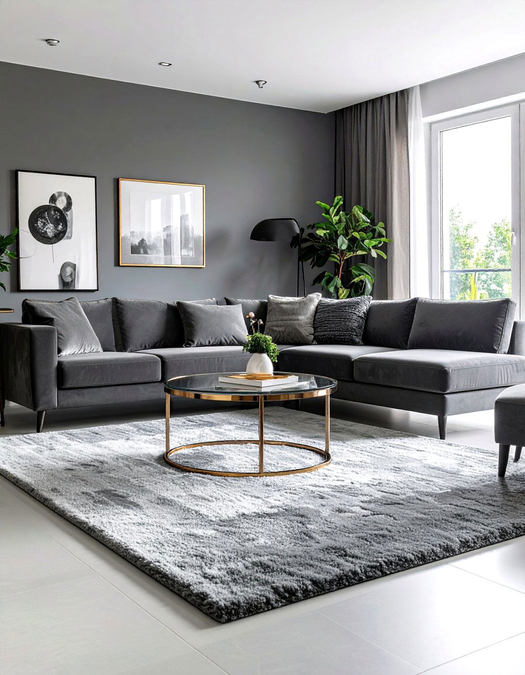 The Monochromatic Living Room - 30 design ideas for living room