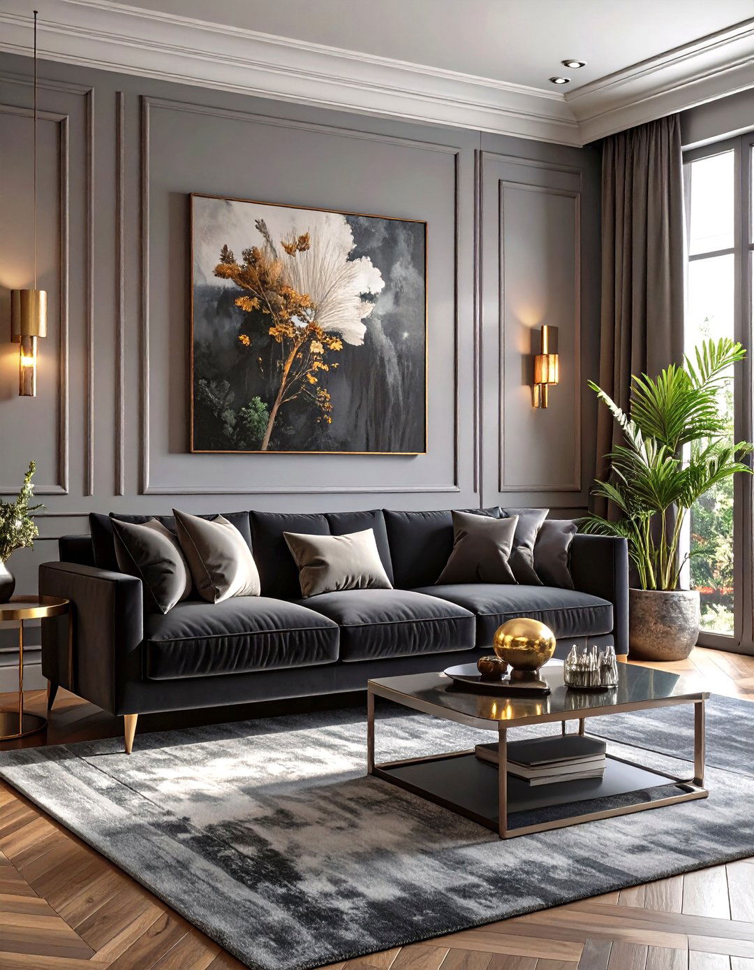 The Monochromatic Mastery Room - 30 how to design a luxury living room ideas