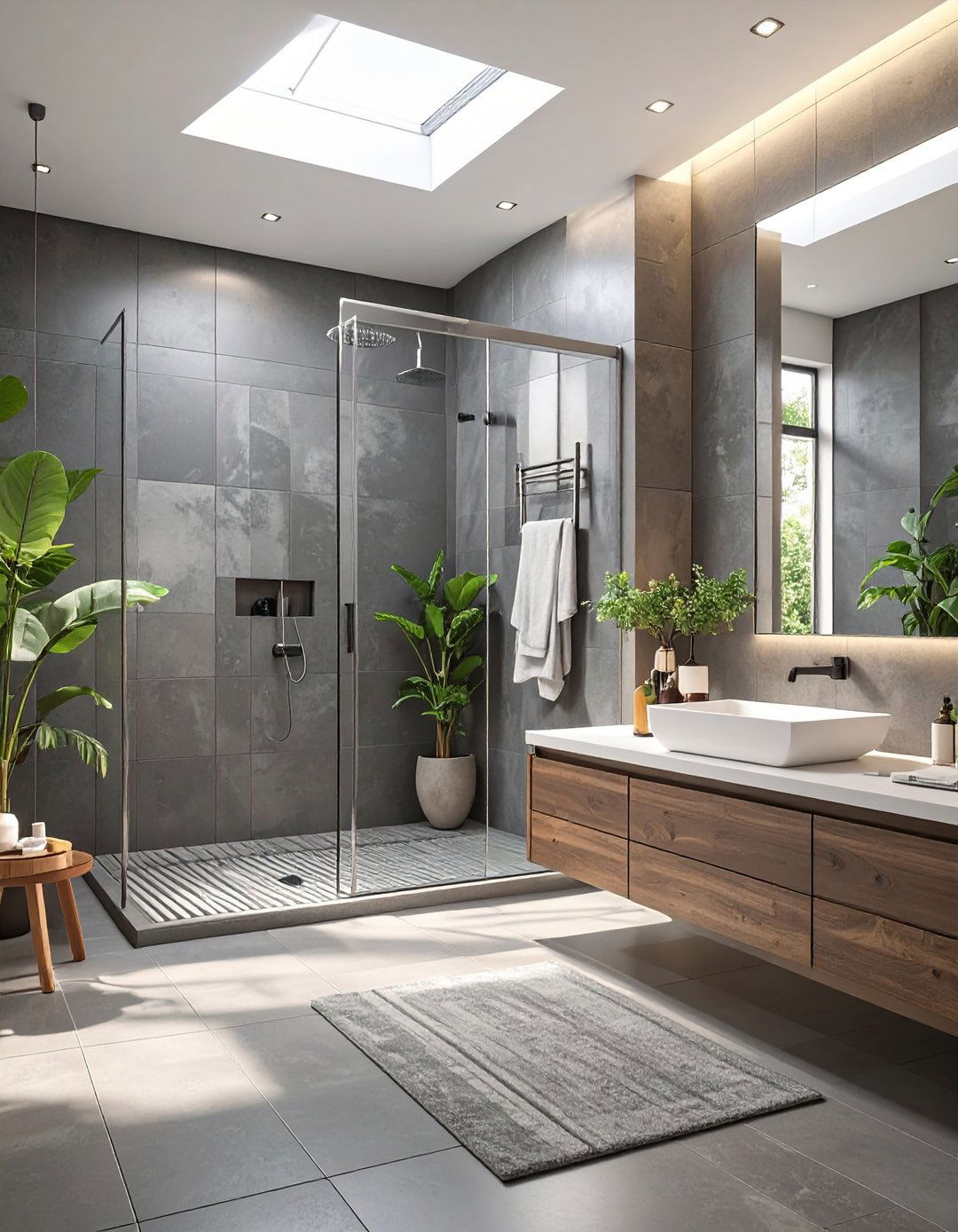 The Monochromatic Minimalist Bathroom - 30 minimalist interior design ideas
