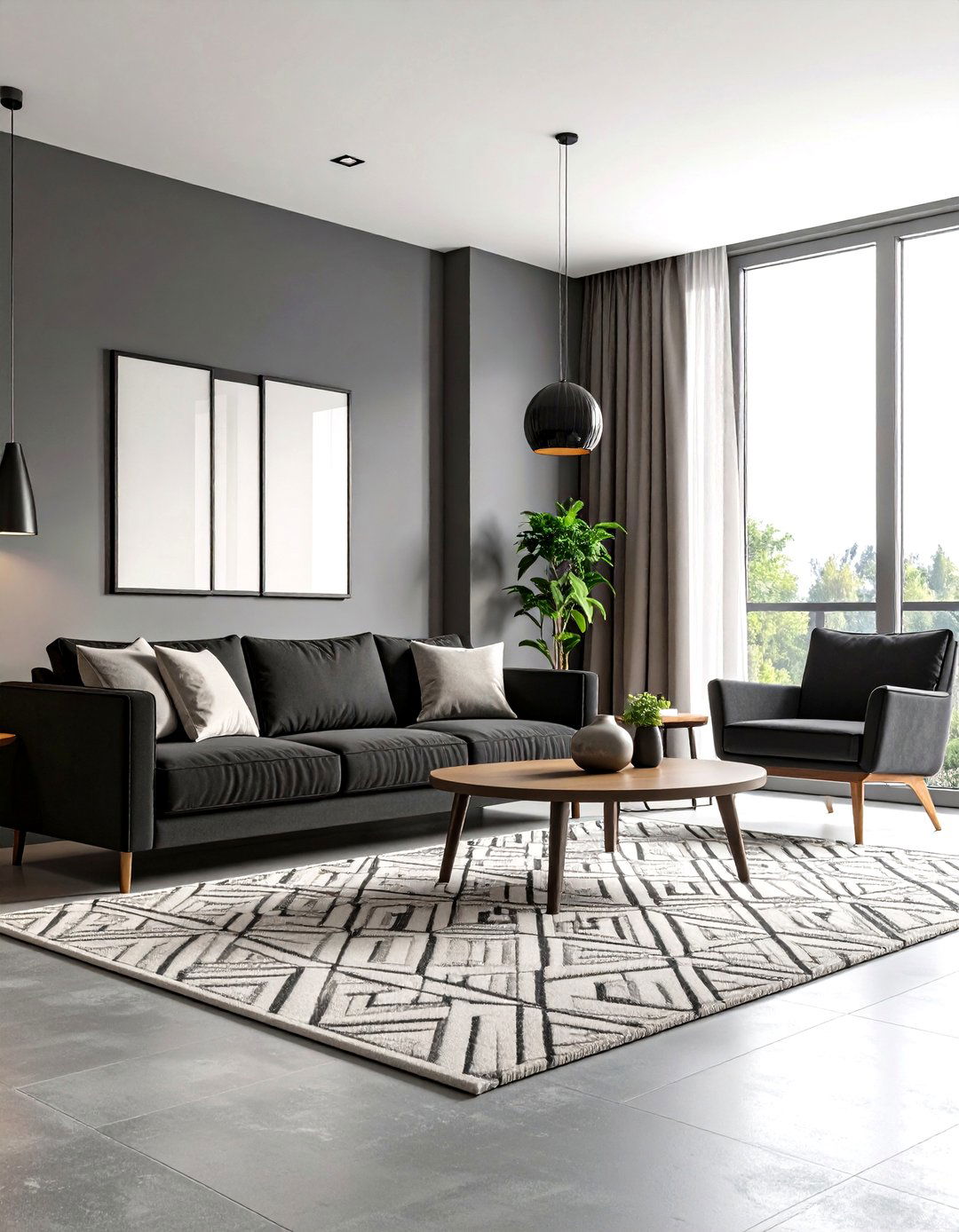 The Monochromatic Modern Living Room - 30 living room setup ideas
