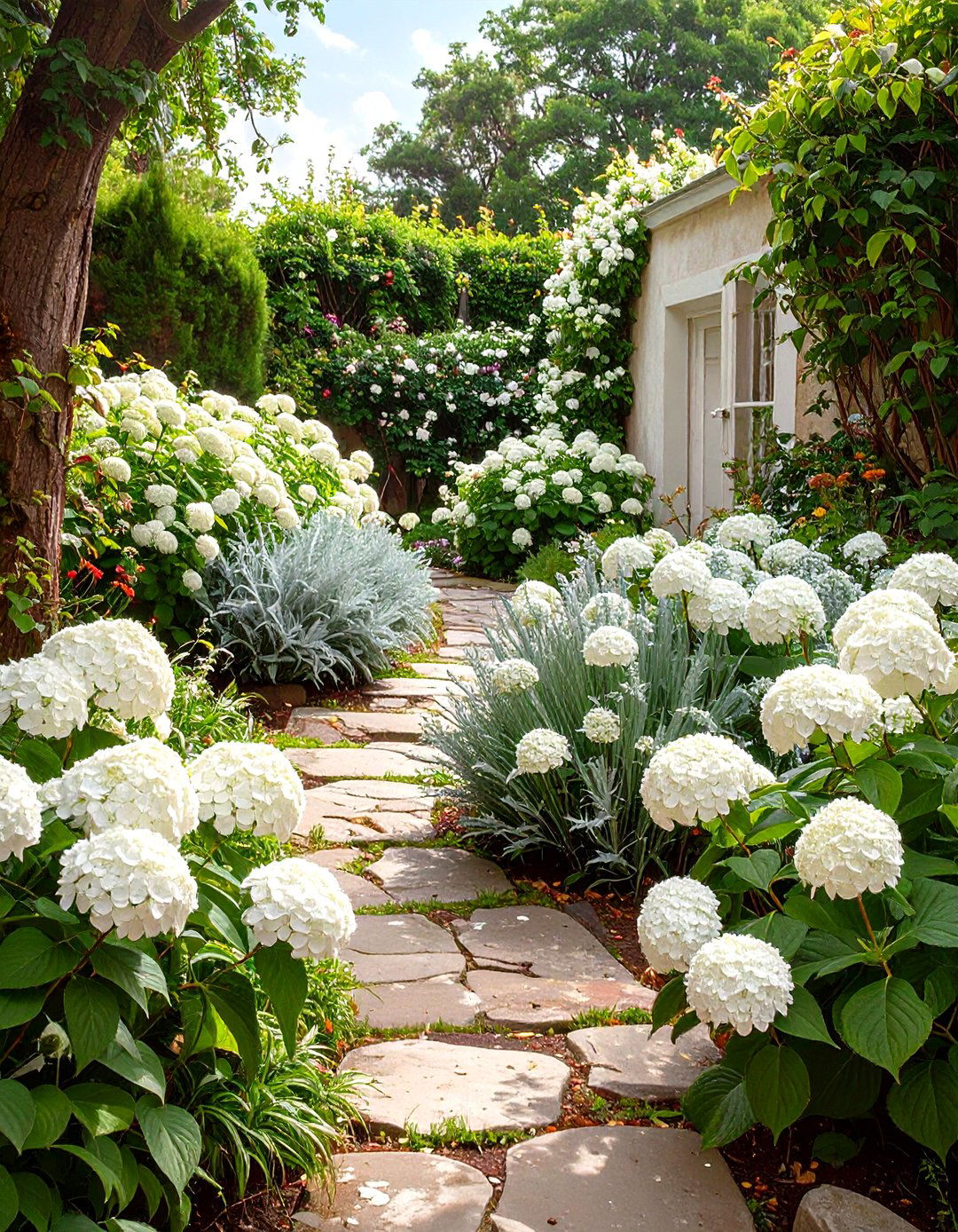 The Monochromatic Planting Scheme - 30 low maintenance garden ideas