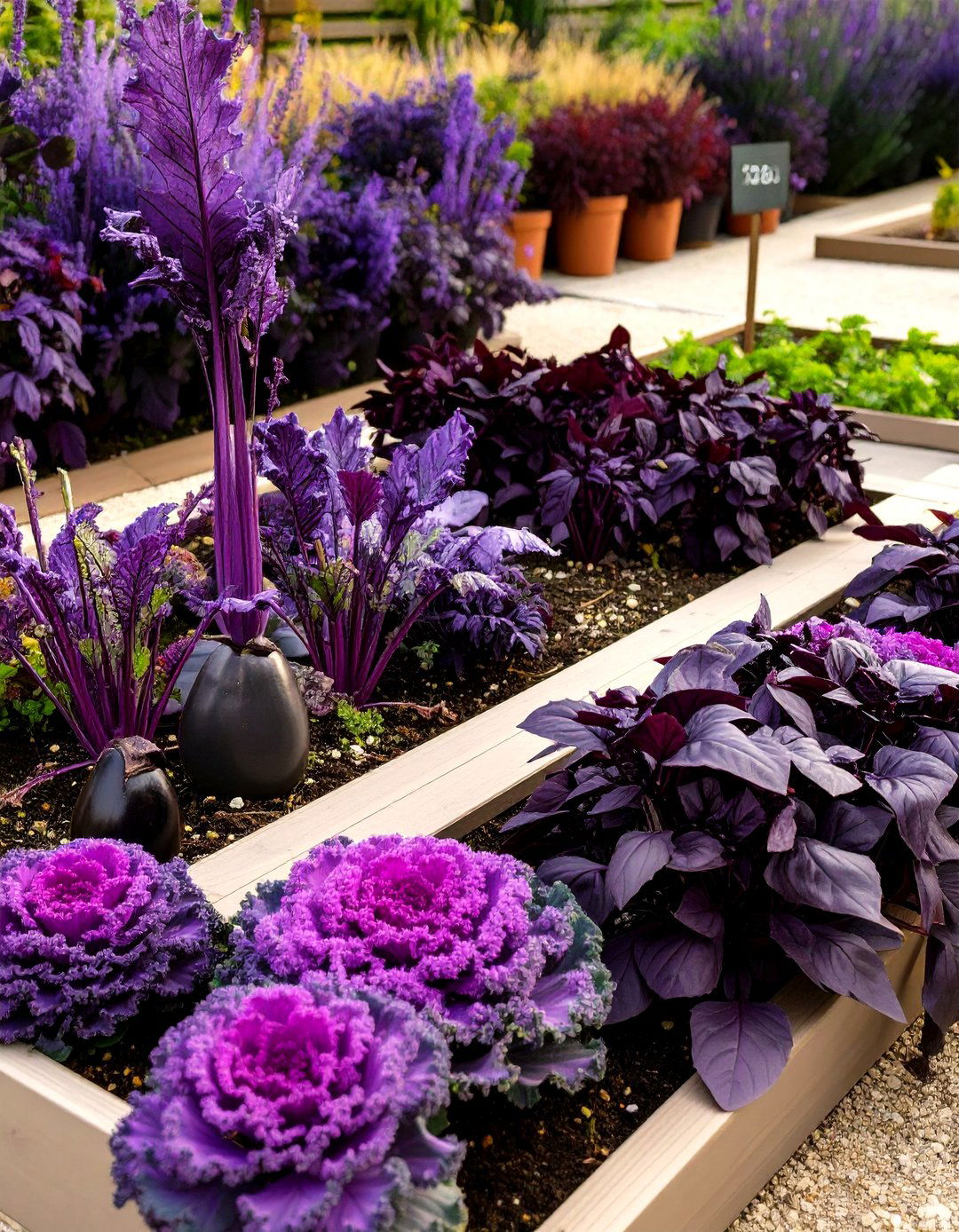 The Monochromatic Vegetable Garden - 30 creative vegetable garden design ideas