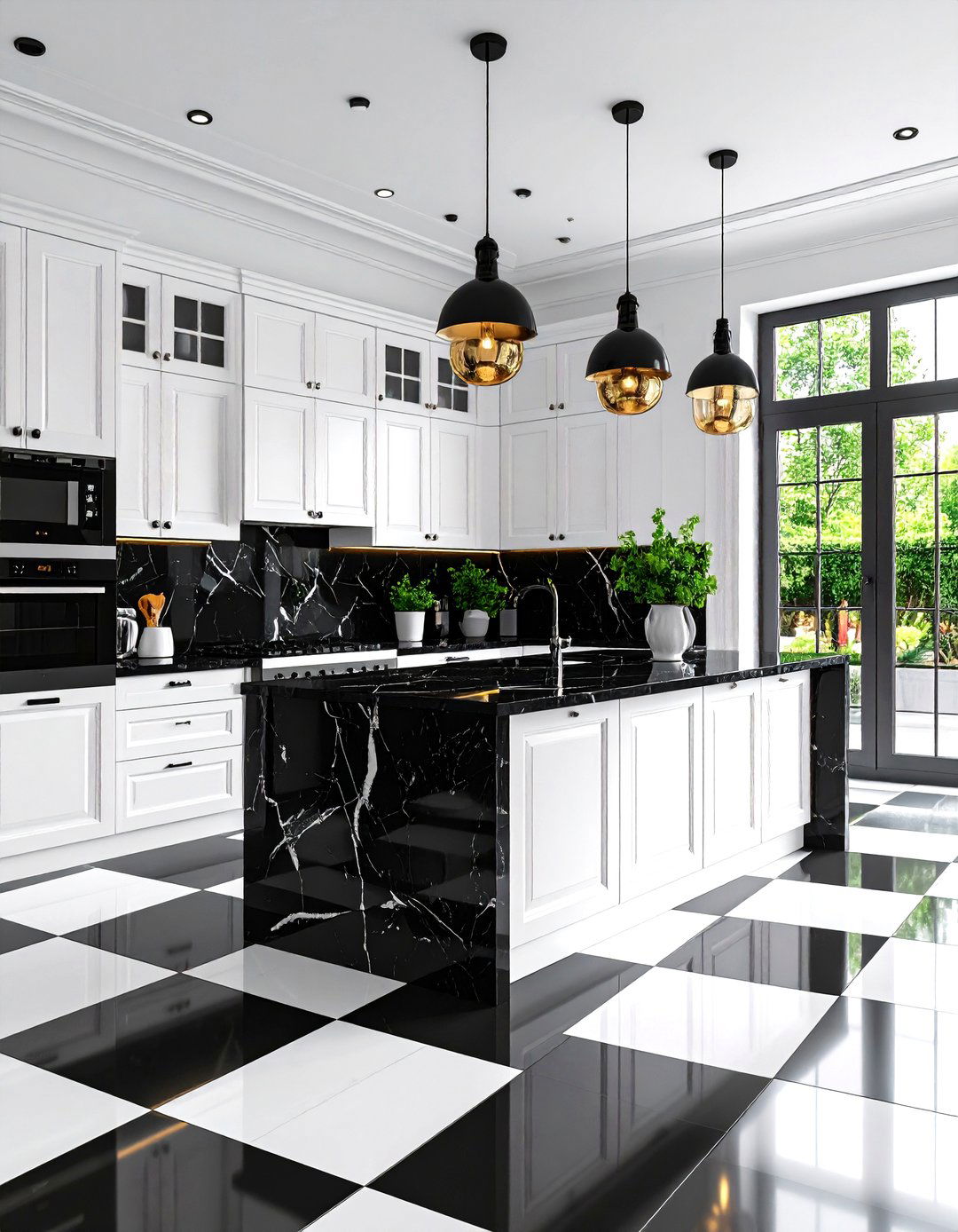 The Monochrome Black and White Kitchen - 30 kitchen style ideas