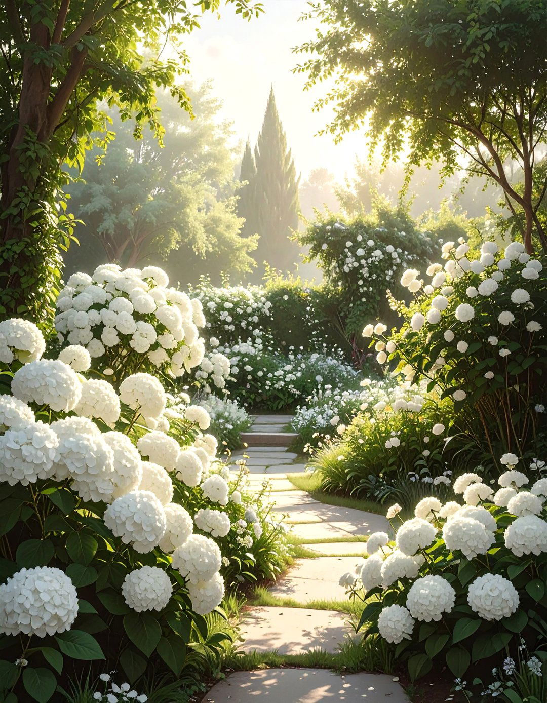 The Monochrome Planting Garden - 30 modern garden ideas