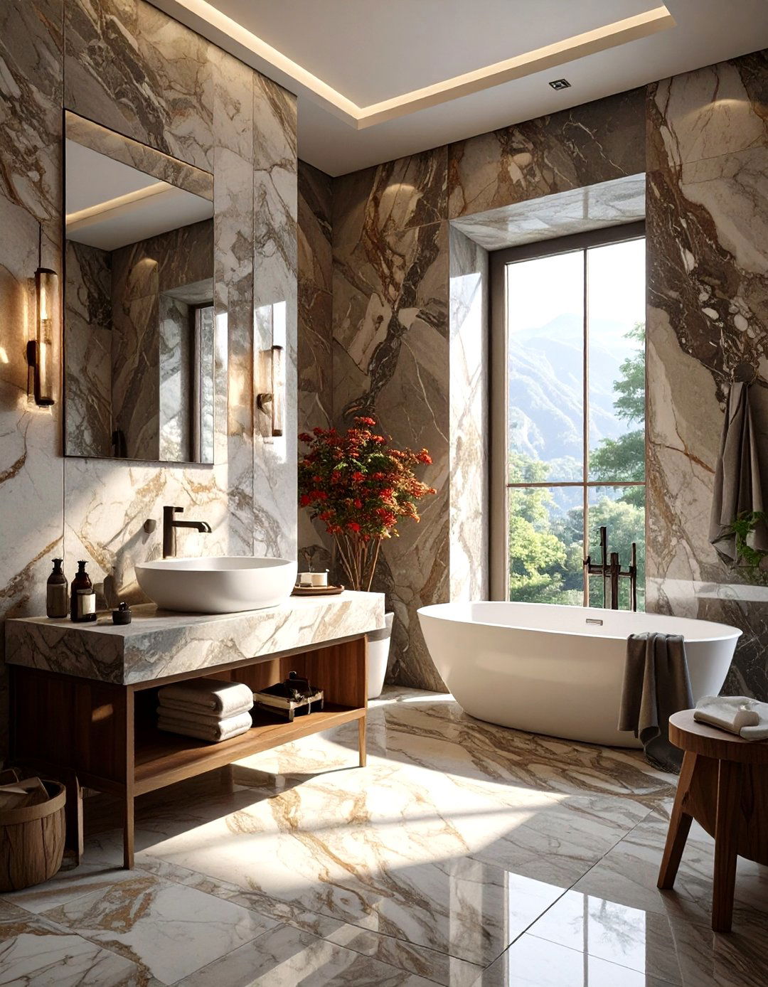 The Monolithic Stone Interior - 30 modern home decor ideas
