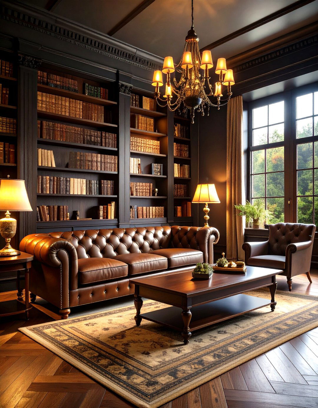 The Moody Academia Formal Living Room - 30 formal living room ideas