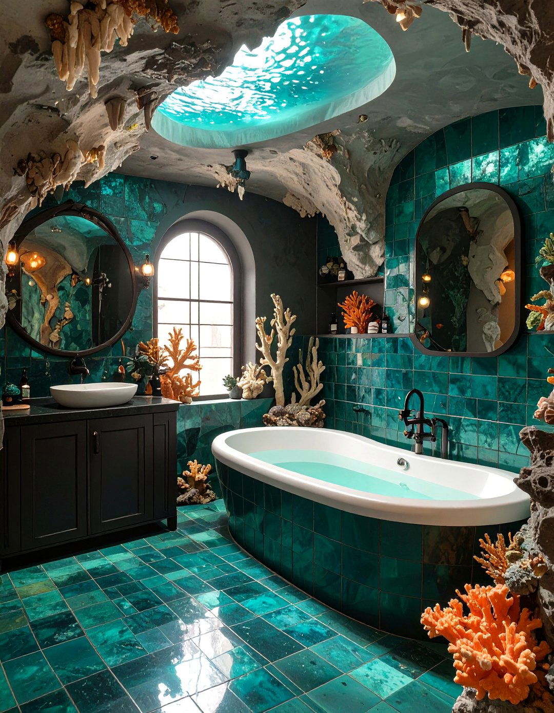 The Moody Aquatic Grotto - 30 gothic interior design ideas
