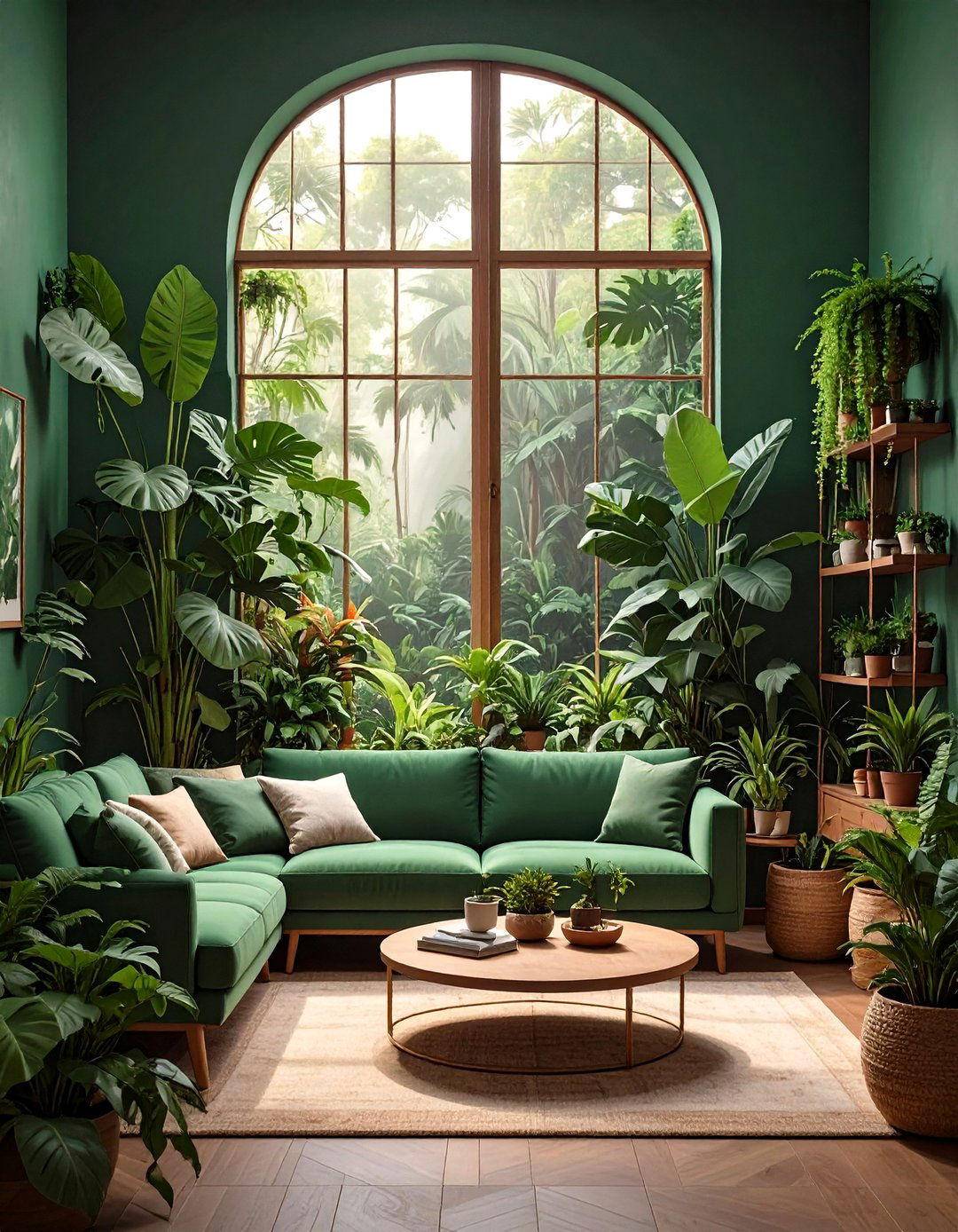The Moody Biophilic Living Room - 30 moody living room ideas