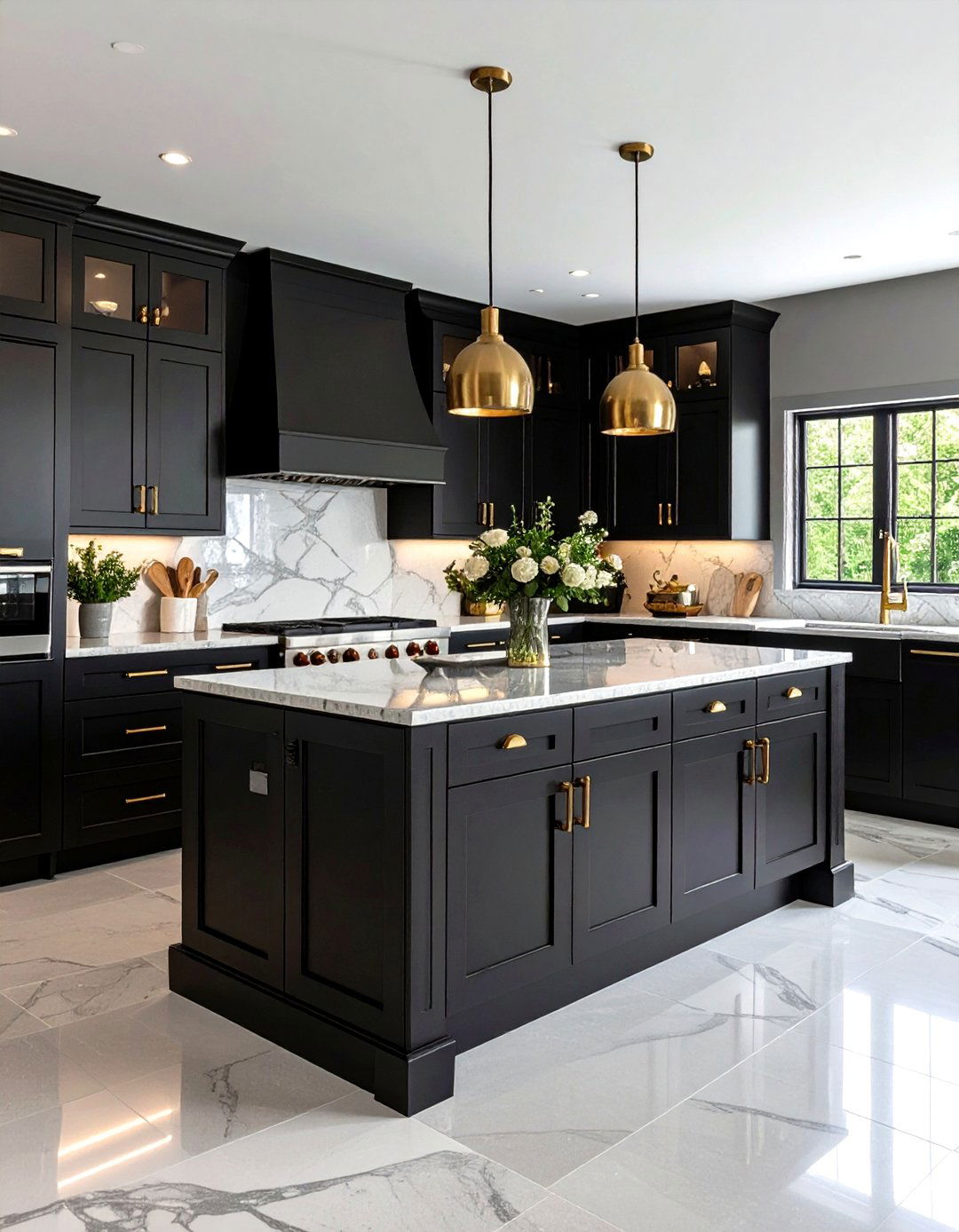 The Moody Black Kitchen - 30 kitchen decorating ideas