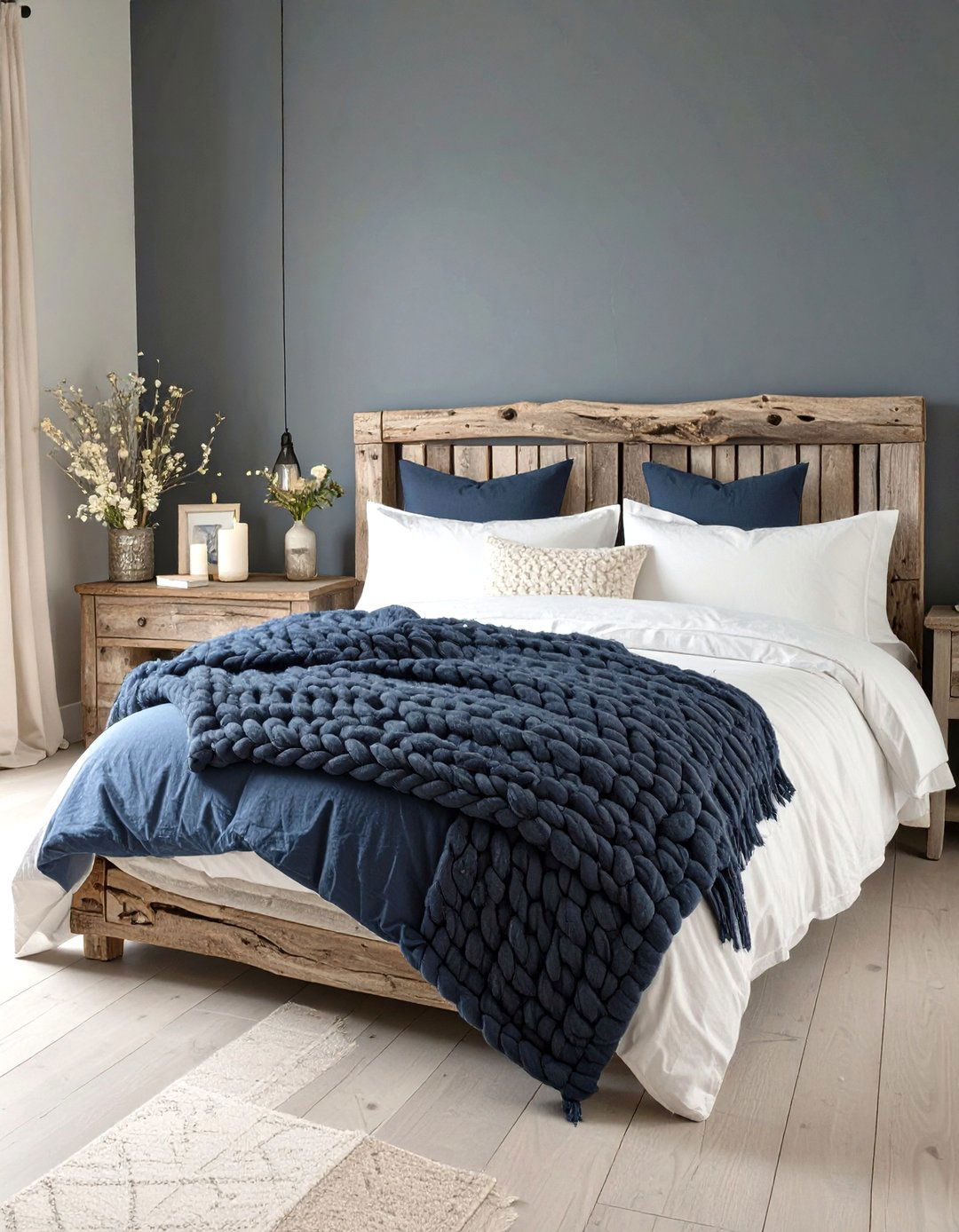 The Moody Coastal Bedroom - 30 cozy moody bedroom ideas
